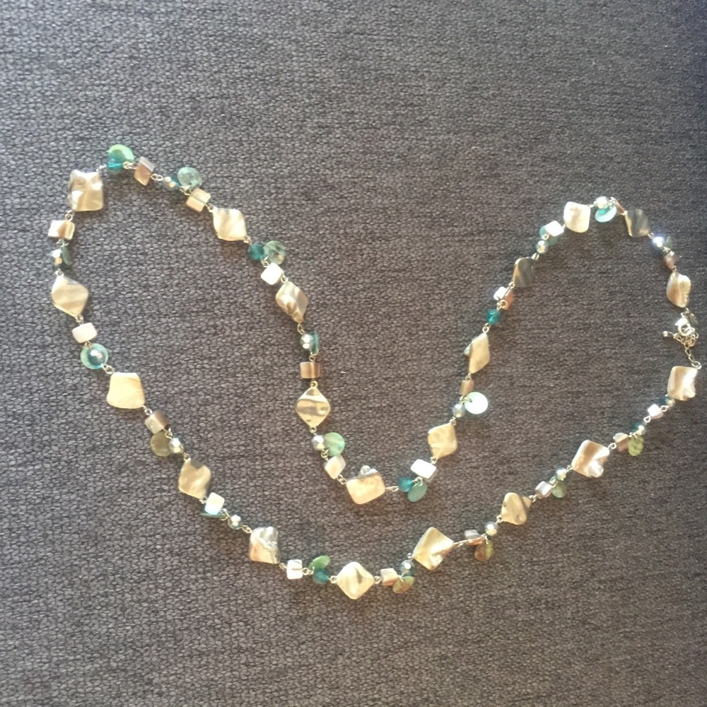 Lia Sophia Long Shell Necklace
